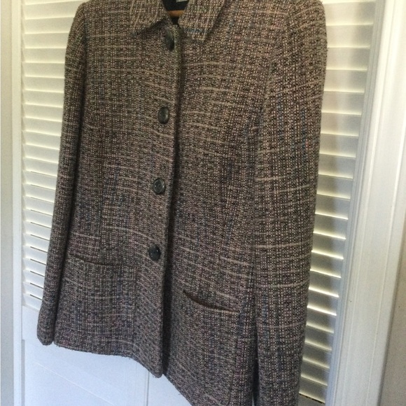 Tahari Tweed Blazer, Size 10 - Picture 4 of 6